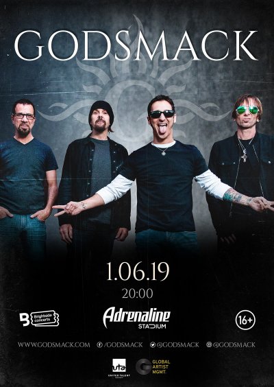 01.06.2019 - Adrenaline Stadium - Godsmack