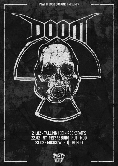 Англичане Doom в России в феврале