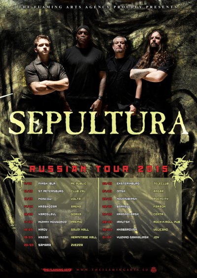 Sepultura возвращаются в Россию
