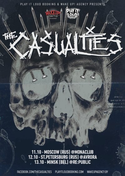 The Casualties возвращаются в Россию