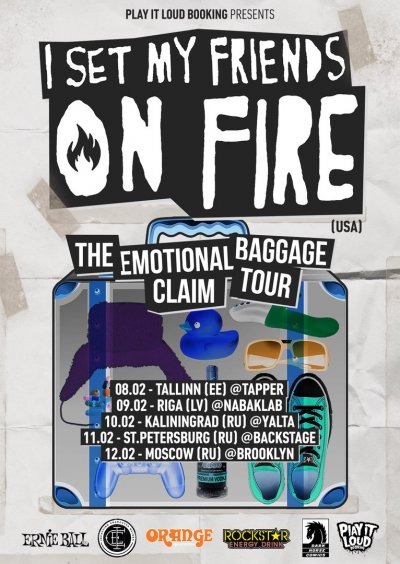 I Set My Friends On Fire выступят в России в феврале