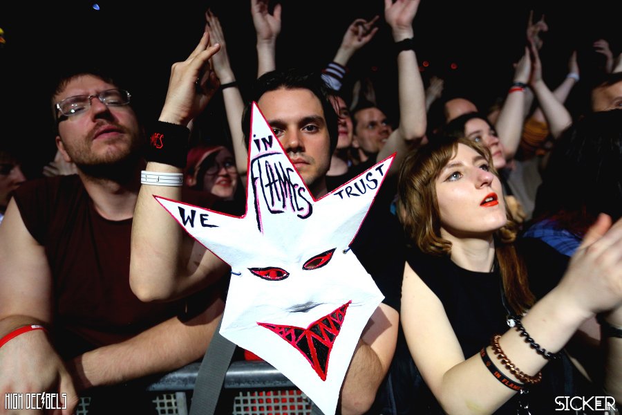 Фотоотчет с концерта In Flames, Fueled By Fear (2019.04.25 - Москва - Главclub Green Concert)