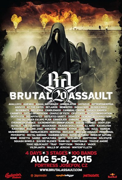 05.08.2015 - 08.08.2015 - Яромерж, Чехия - Brutal Assault 2015