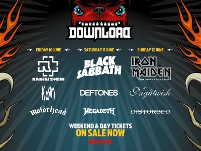 Первые группы ежегодного фестиваля Download